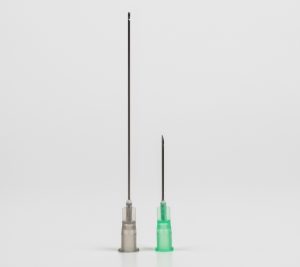 Набор Glideline - канюля U-типа 22G (0,7 мм) х 70 мм с иглой 21G (0,8 мм) х 25 мм, 1 шт